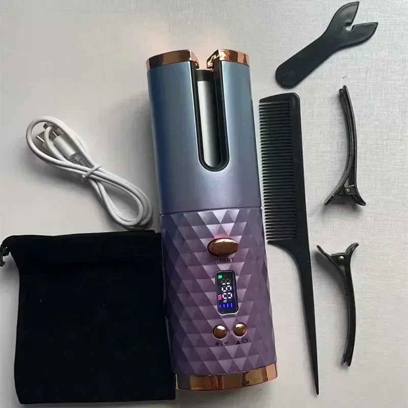 Portable Automatic Hair Curler