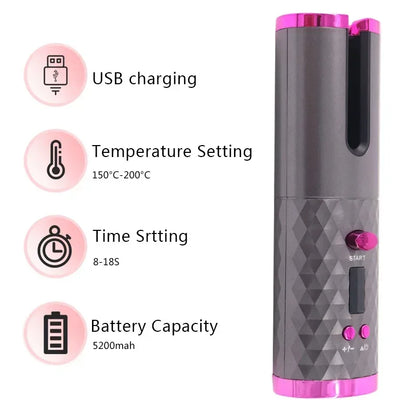 Portable Automatic Hair Curler
